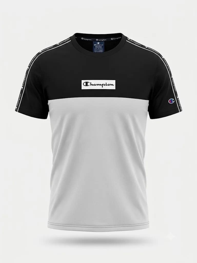Tricou Champion Taped Sleeves / Box Logo