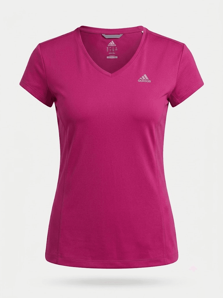 Tricou Adidas Clima V-Neck Damă Roz / Magenta